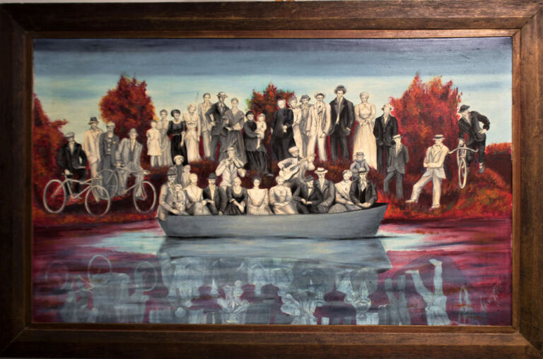 picnico en el gazzano oleo 768x509